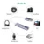 2 В 1 Внешняя звуковая карта USB 3,5 мм Аудиоинтерфейс Type C Микрофон Адаптер для Наушников для ПК Ноутбук USB Звуковая карта