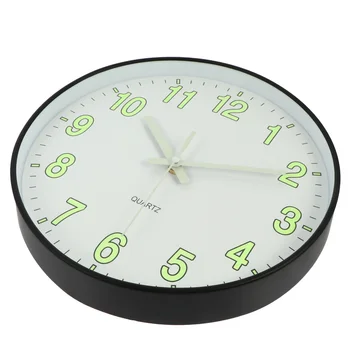 

Luminous Mute Large Wall Clock Home Clocks Living Room Decor Battery Powered