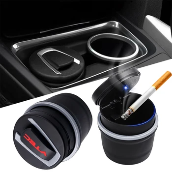 

Car styling VTEC Logo Car led Ash Tray Ashtray Storage Cup for Honda Civic Accord Odyssey Spirior CRV SUV Auto Accessories