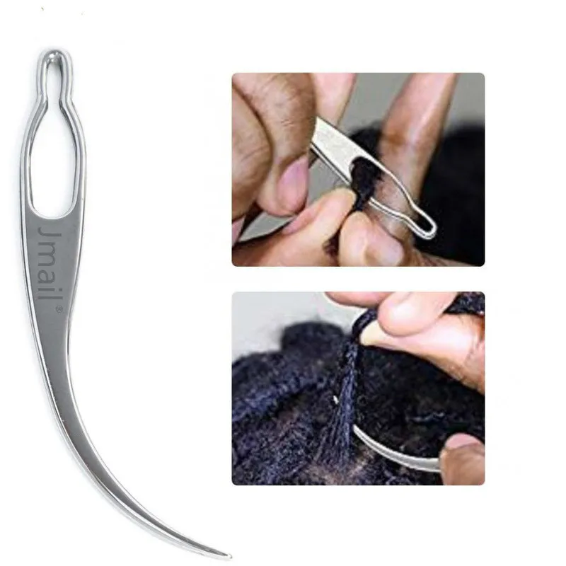1pc Dreadlock Interlocking Needles Crescent Shape Metal Dreads Hooks Maintaining Hair Tools Braid Accessories | Красота и здоровье