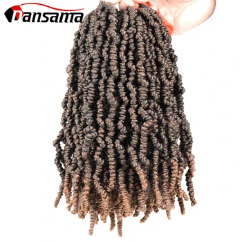 

Dansama Spring Bomb Twist Crochet Hair Natural Faux Locs Synthetic Hair Pack Crochet Braids Hair Extensions Passion Twist Ombre
