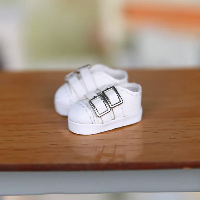 1 пара Obitsu11 ручная работа спортивная обувь sneake Милая обувь для OB11 1/12 BJD куклы одежда аксессуары обувь для кукол - Цвет: white