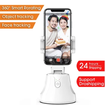

Newest 360° Rotation Auto Face Tracking Object Tracking Camera Phone Holder Portable All-in-one Auto Smart Shooting Selfie Stick