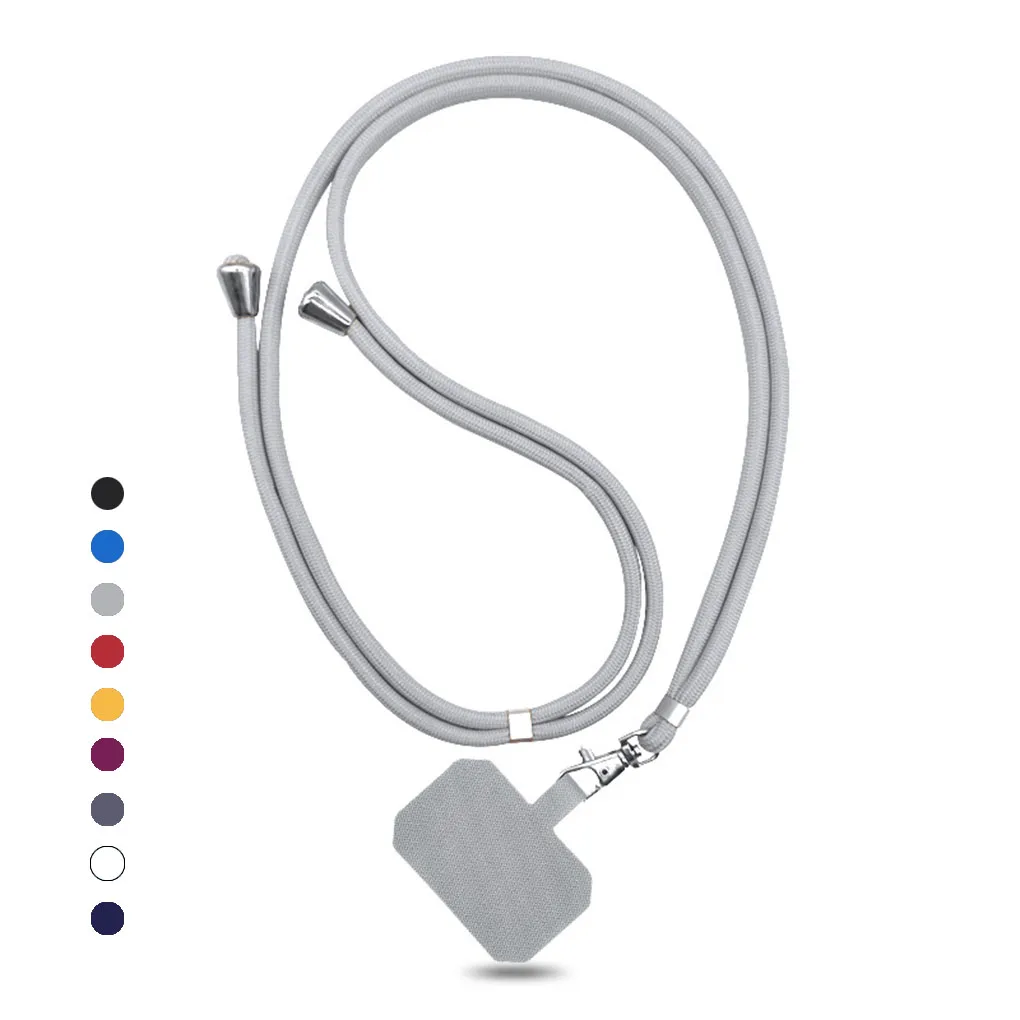 2021 Newest Universal Crossbody Patch Phone Lanyards Mobile Strap Lanyard 9 Colors Soft Rope for Cell Hanging Cord | Мобильные