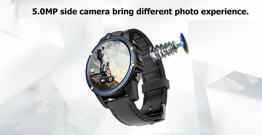 KOSPET Vision gps 4G Смарт-часы телефон 3 ГБ 32 ГБ Двойная камера 8.0MP+ 5.0MP 1," 800 мАч Bluetooth Smartwatch для IOS Android