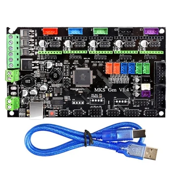 

Makerbase 3D Printer MKS Gen V1.4 Control Board Support TMC2130 V1.1 SPI TMC2208 A4988 DRV8825 Driver for RepRap Ramps 1.4 Mega
