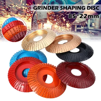 

22mm Wood Grinding Wheel Wood Sanding Carving Disc Angle Grinder Wheel 85*22mm For Removal Shaping