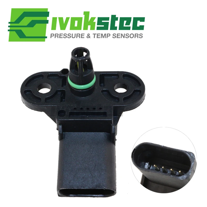 Brand New 1bar Map Sensor, Boost Pressure For Vw Bora Caddy Eos Golf