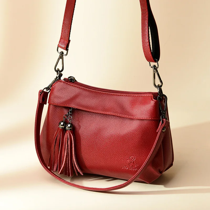 Модные женские маленькие сумки с кисточками сумка через плечо для женщин из