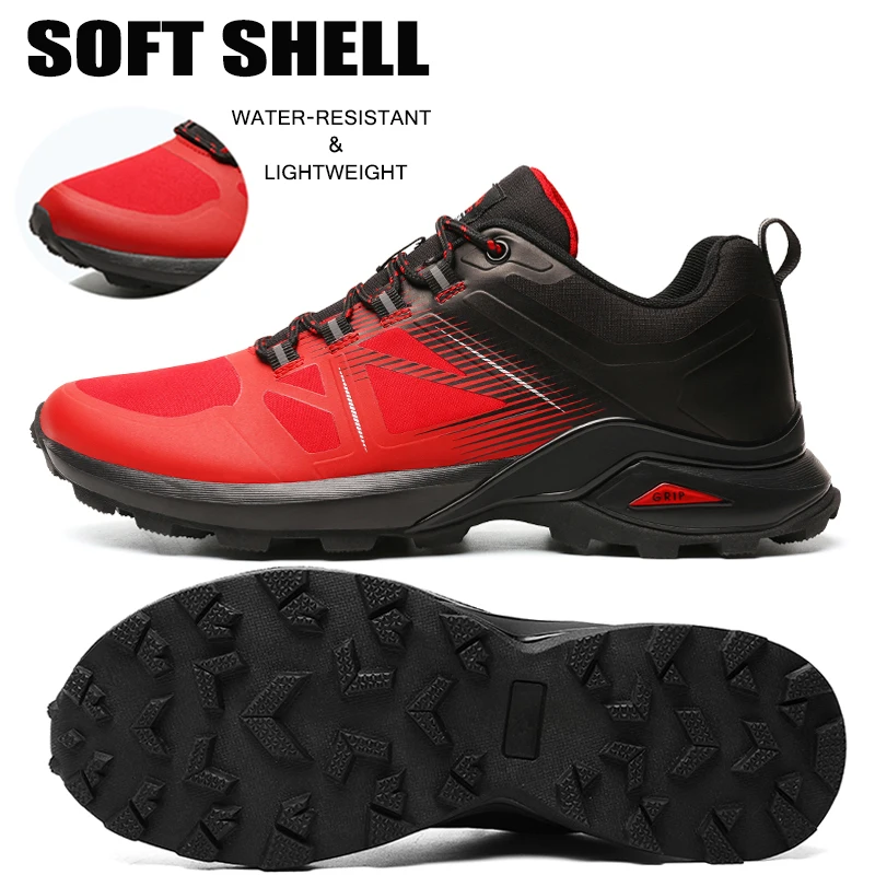 ManHikingShoesSportAntiSlipBootsLightweightOutdoorJogging