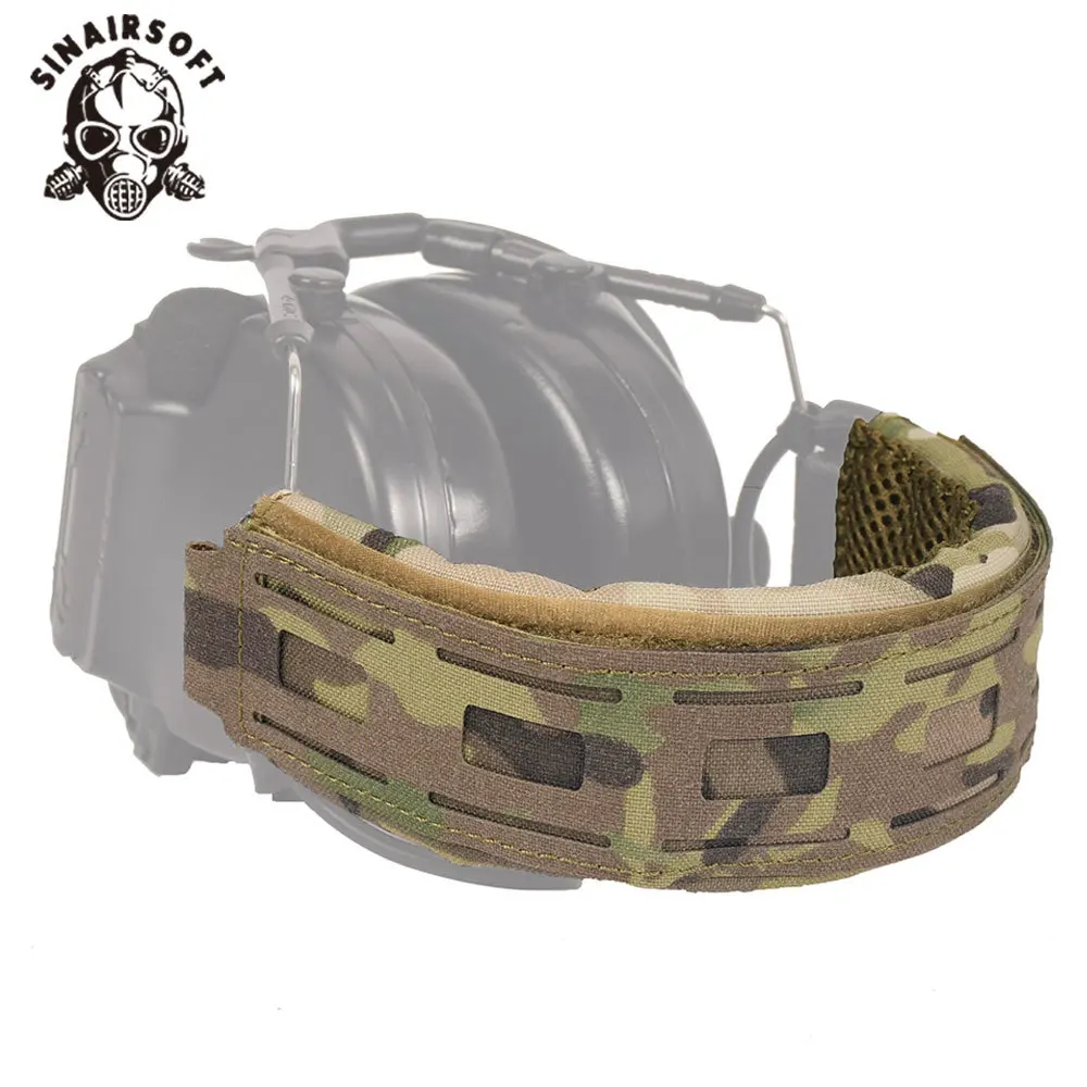 Modular Headphone Stand Protection Cover Tactical Call Headband Earmuff MOLLE Protection Case For Hunting  Accessories