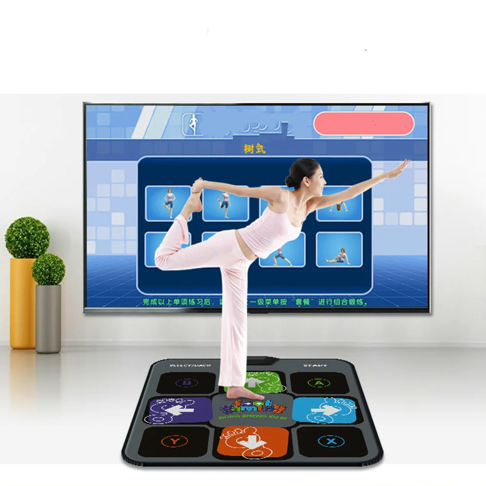 Cdragon Wireless Console Dance Mat TV Computer Single Players Dual Use Massage Home Yoga Machine Sliming Game