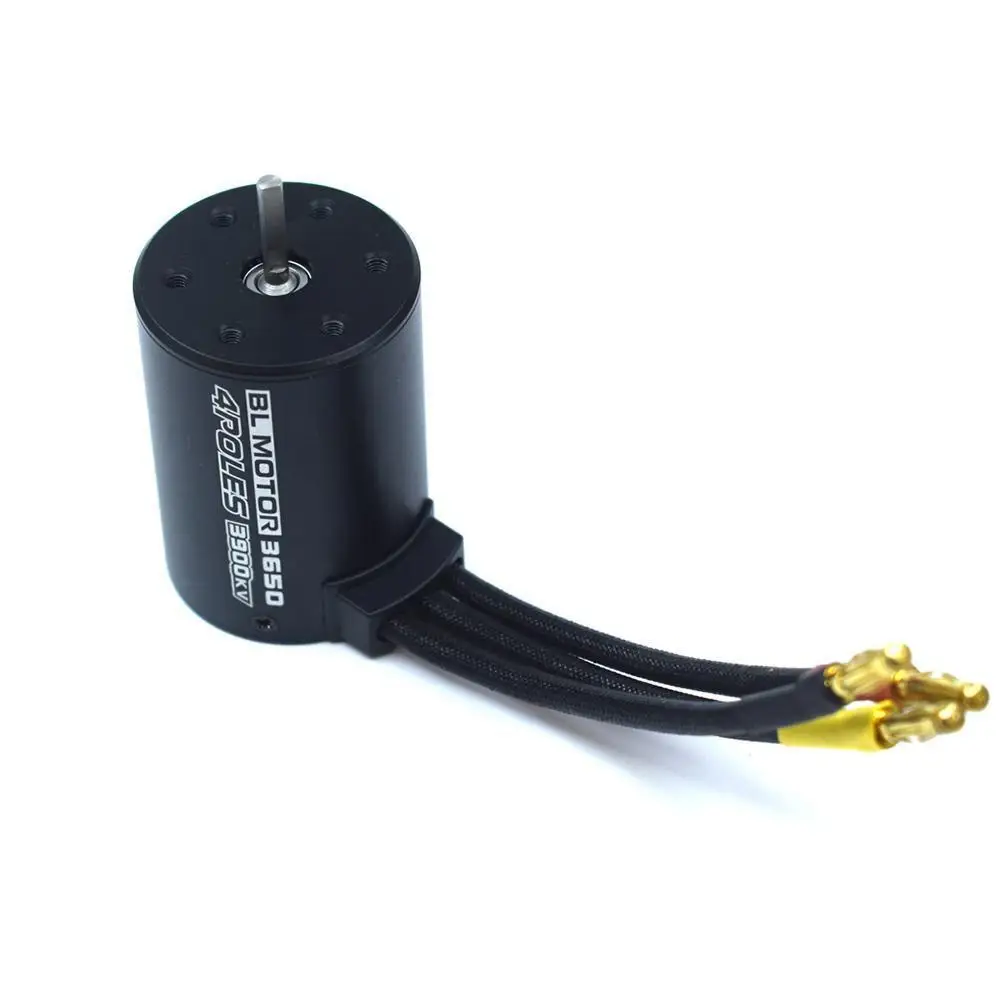 

BL3650 3900KV Brushless Motor 60A Waterproof Brushless ESC Programmer Card Set for 1/10 RC Car(SKD0550)