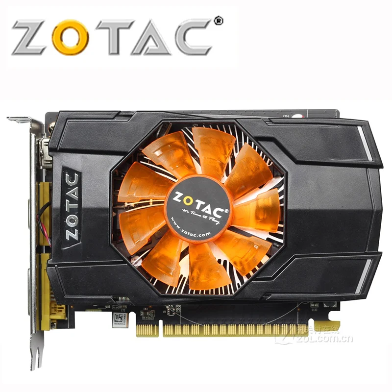 Видеокарта ZOTAC GTX 750 Ti 2GD5 GDDR5 128 бит видеокарта GeForce 750Ti 2G GM107 карта для NVIDIA GT700 Series