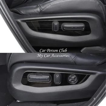 

For Honda CR-V CRV 2017-2020 Interior Molding Seat Adjustment Button Panel Cover Switch Trims Stainless Steel Car Accessories