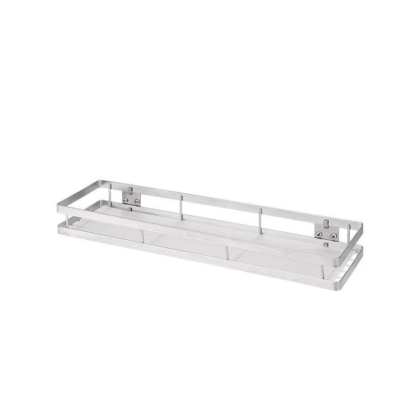20/25/30/35/40/50cm Storage Seasoning Rack Punch-free Kitchen Bathroom Spice Stainless Steel Wall Hanging Corner Shelf | Дом и сад