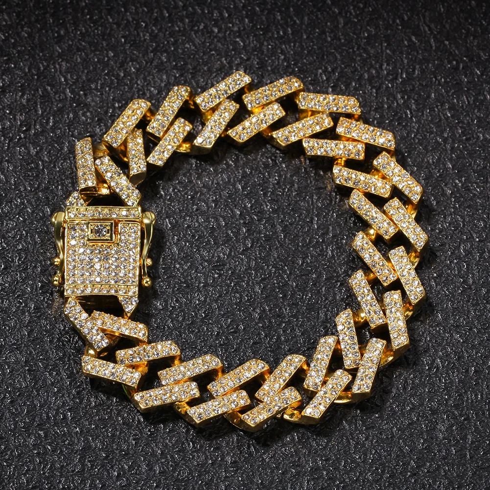 Hip Hop Men necklace luxury men Watch& Necklace& Pendant& Bracelet& ring Combo Set ice out watch Hip Hop Jewelry Set For men