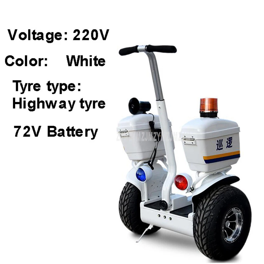220V Highway tyre Mileage 30km 19 inch Hoverboard Two Wheel Electric Self Balancing Scooter Off-road Property Patrol Bluetooth Speaker 72V Battery - Цвет: 220V Highway tyre