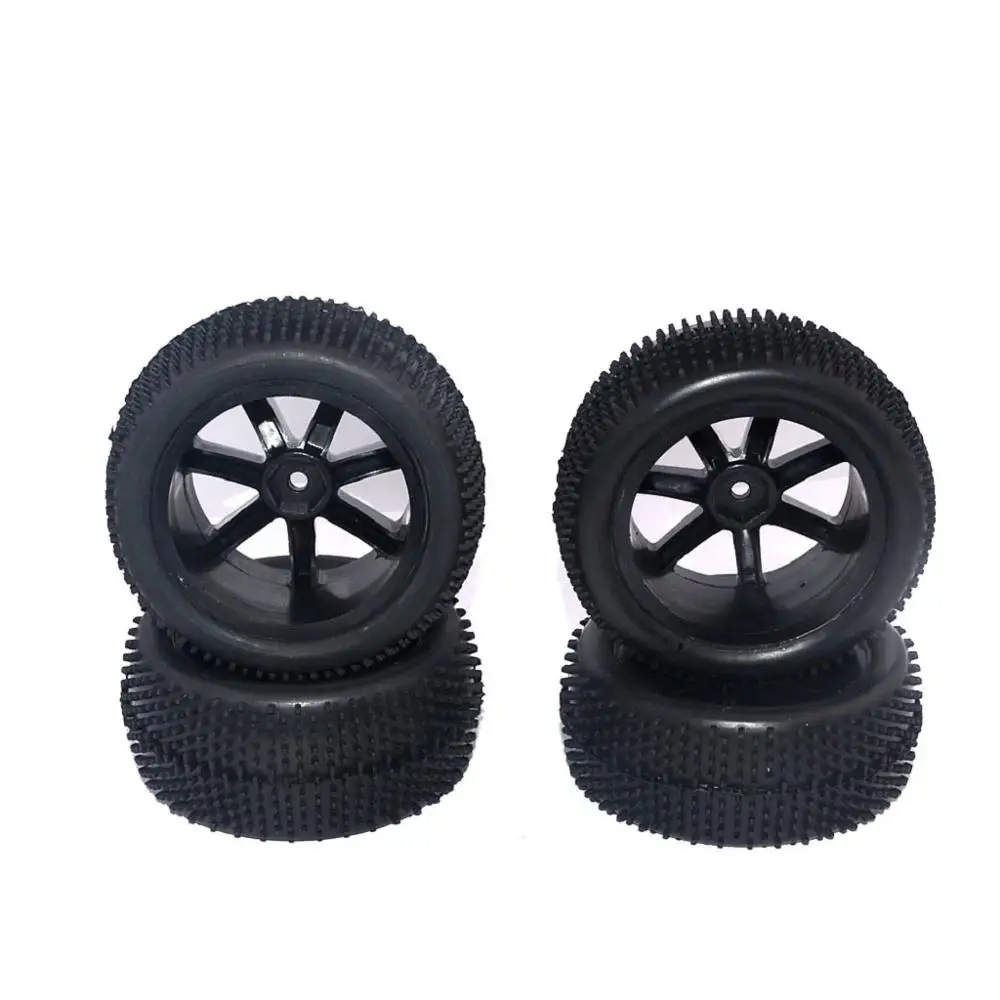4Pcs 1/10 1/8 Wheel Rim& Tyre Tires for HSP HPI Team Losi Hongnor Kyosho Tamiya LRP 1/10 RC Off road Buggy Car