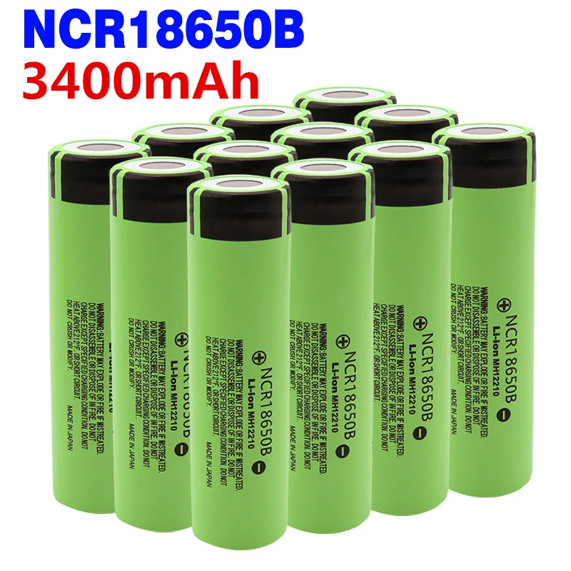 2-20 шт NCR18650B 3,7 v 3400mah 18650 литиевая аккумуляторная батарея для Panasonic фонарик батареи