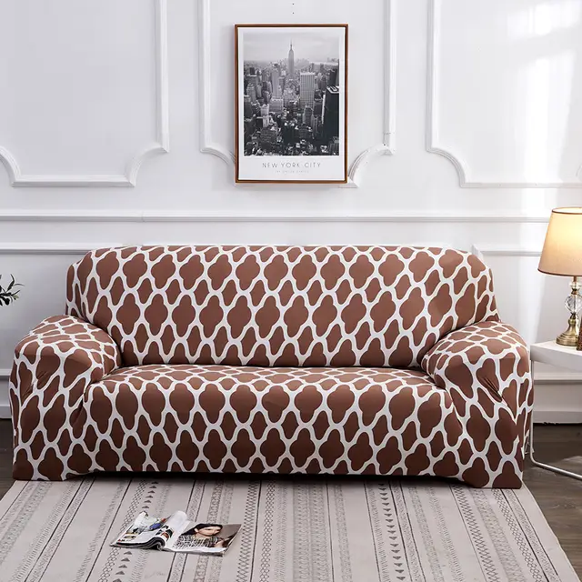 Striped Sofa Cover Stretch Furniture Covers Elastic Sofa Covers