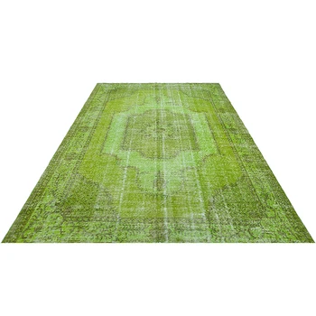

Green Hand-Woven Rug, Big Size Carpet Decorative Rug 1412