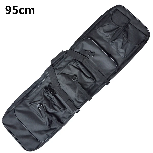 Black 95cm 85 см/100 см/120 см двойная винтовка квадратная сумка для переноски тактический охотничий рюкзак с плечевым ремнем защитный чехол для оружия - Цвет: Black 95cm