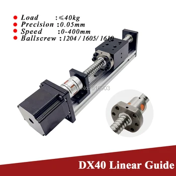 

Free Shipped 1100 1200mm Effective Stroke Linear Guide Stage Rail Motion Slide Table Ballscrew Module 3D Printer+Nema23 CNC