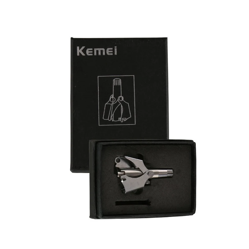 Kemei KM-108, моющийся, модный триммер для бритья, тонкая настройка, триммер для волос в носу, безопасный ручной триммер для кормления