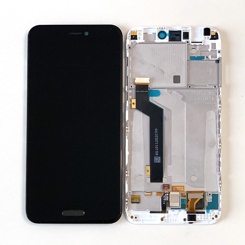 M& Sen для 5,1" Xiaomi mi 5c mi 5C ЖК-дисплей с рамкой+ сенсорная панель дигитайзер с домашним отпечатком пальца