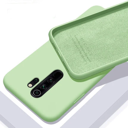 Чехол для Xiaomi Redmi Note 8 Pro мягкий тонкий чехол из жидкого силикона защитная задняя
