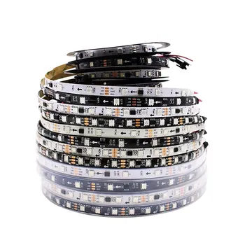 

12V WS2811 5050 SMD RGB Strip light Addressable 30/60leds/m Led Pixels Programmable External 1 Ic Control 3 Leds 1- 5m Tape Lamp