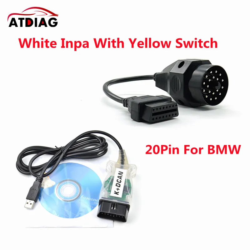 2021 NEW For BM*W INPA K+CAN K CAN with 20pin without Switch DCAN USB Interface Cable Inpa | Автомобили и мотоциклы