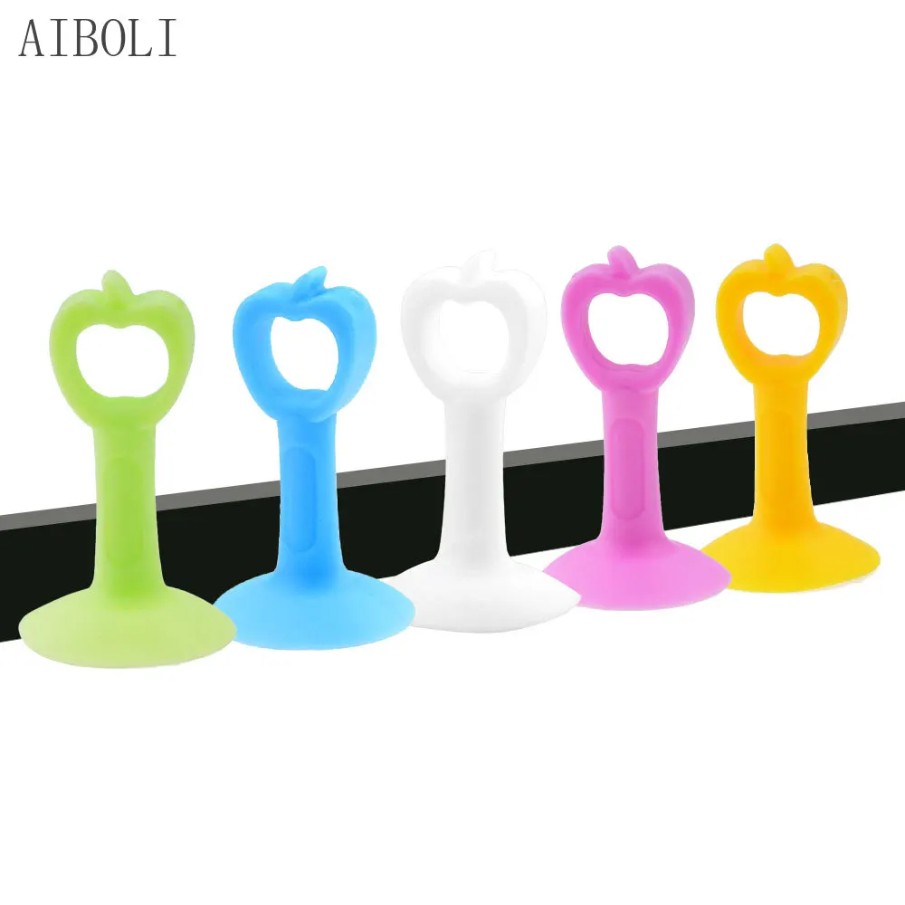 Mini Door Stopper Wall Protector Anti-Collision Silicone Door Stopper Silencer Crash Pad Rubber Anti Collision