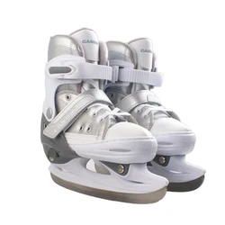 1 Pair Children Ice Blade Skates Shoes 4 Sizes Adjustable Ice Blade Warm Thermal  Ice Hockey Skating For Girls Boys Adult Women
