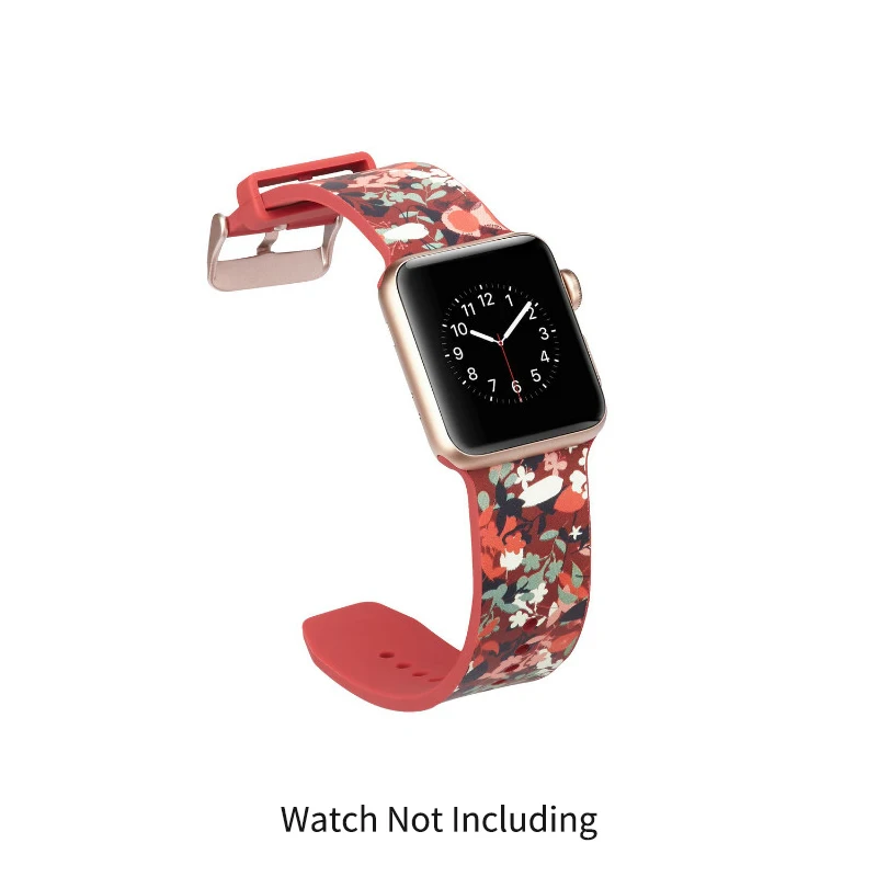 ALPQ Мягкая силиконовая лента для Apple Watch ремешок 38 мм 40 мм 42 мм 44 мм спортивный сменный Браслет для Apple Watch серии 4 3 2 1