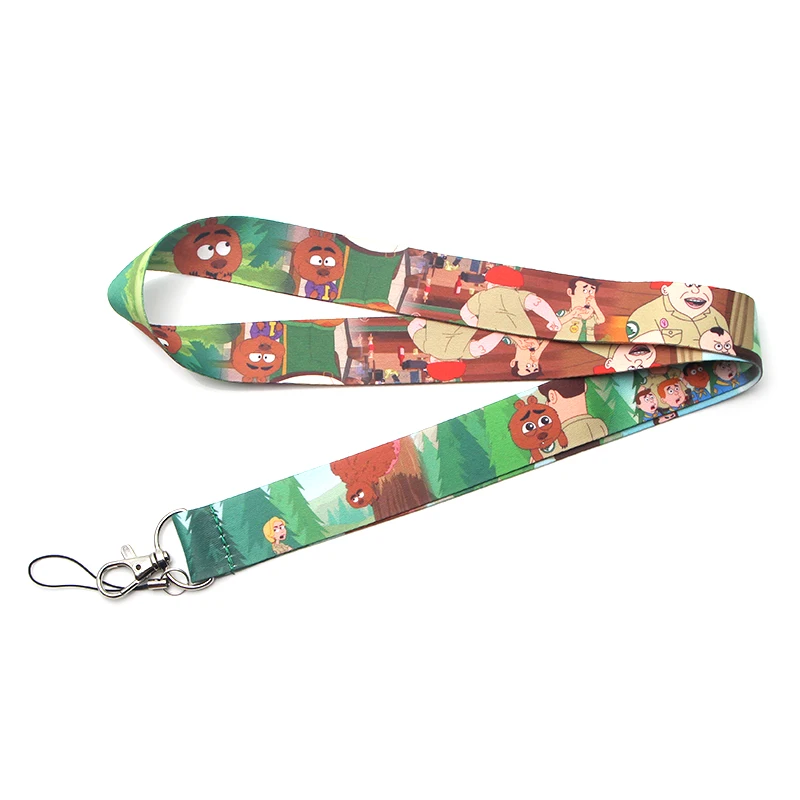 PC193 аниме Brickleberry брелок Lanyards держатель удостоверения личности ID карта Пропуск Тренажерный зал мобильный телефон USB бейдж держатель ключевой ремень