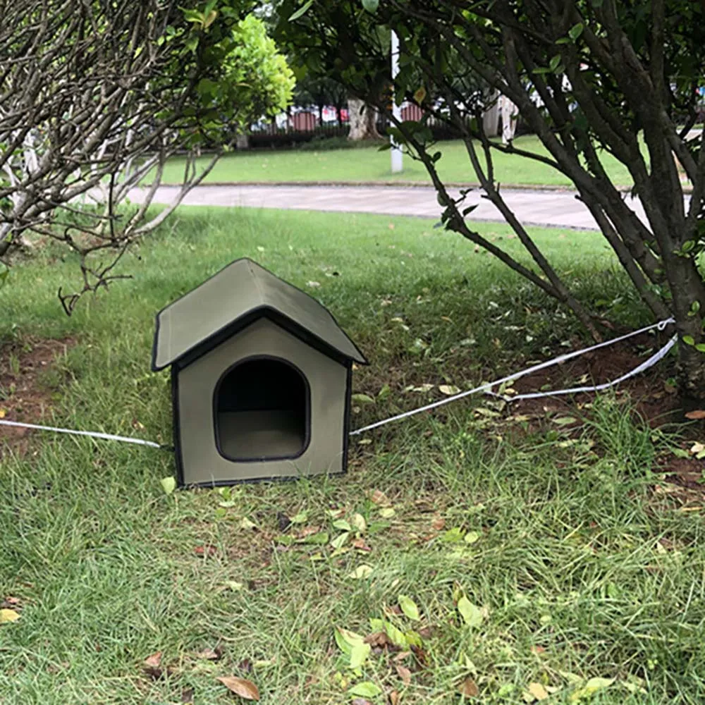 Waterproof Cat Litter Kennel Stray Cat Litter Outdoor House Outdoor Rainproof Dog House Villa Tent