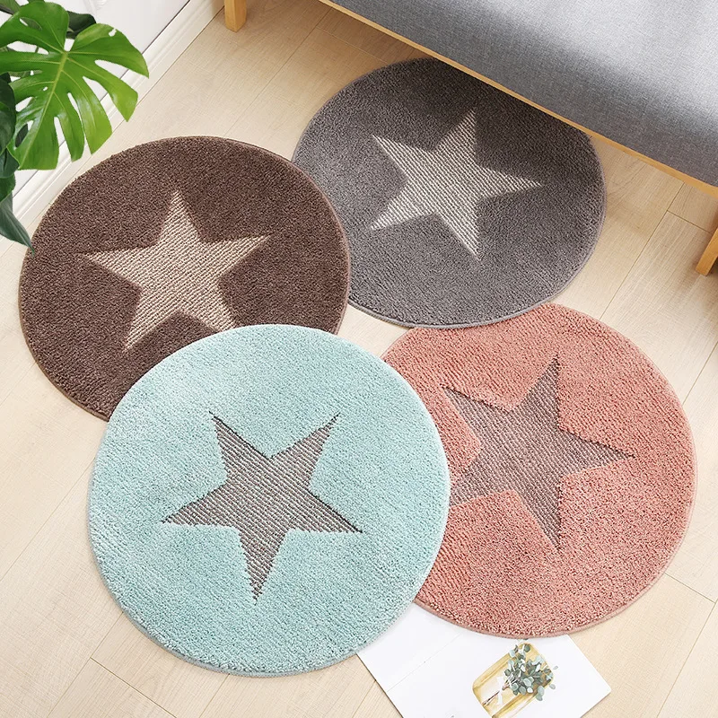 

Circle Mat Bedroom Living Room Hanging Basket Pad Computer Chair Mat Hanging Chair Cushion Table Carpet