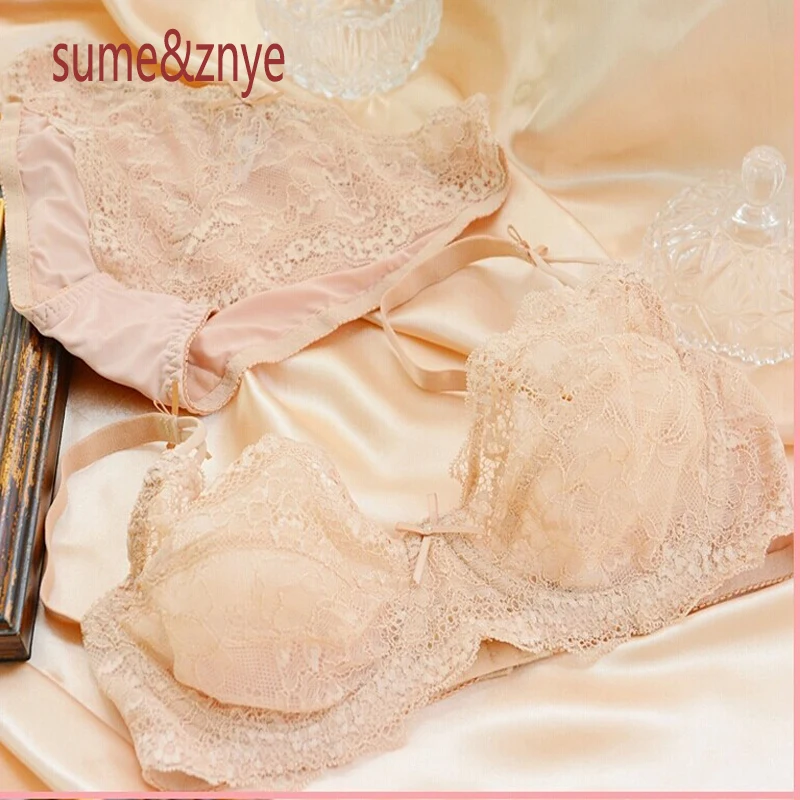 underwear women bra set black mesh ultra-thin Plus Size lingerie sexy transparent lace bra And Panty Set push up lace brassiere