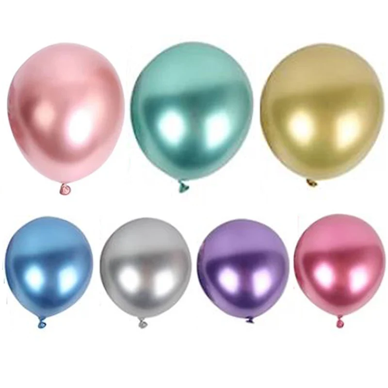 5 18 Inch Metallic Balloon Big Large Rose Gold Chrome Balloons Wedding Birthday Party Decoration Air Helium Balon Garland Ballons Accessories Aliexpress