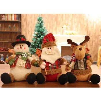 

Christmas decoration supplies Gub doll retro style sitting figure window decoration gifts