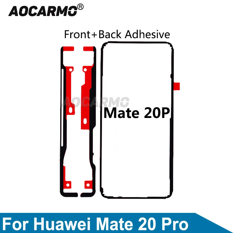 Наклейка Aocarmo для задней крышки сенсорного ЖК-экрана Huawei Mate 20 Pro | Мобильные