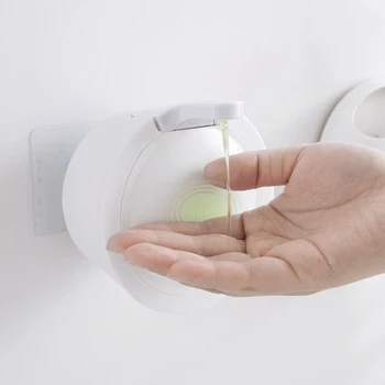

1Pc Push Liquid Soap Dispenser Wall Mount Hand Sanitizer Bottle Lotion Shampoo Container Home Bathroom Kitchen Accessories