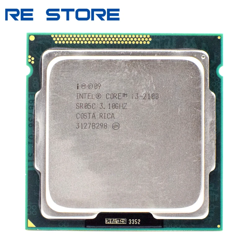 Б/у двухъядерный процессор Intel Core i3 2100 3 1 ГГц Мб 65 Вт LGA 1155|cpu celeron|cpu cooler socket acpu iphone |