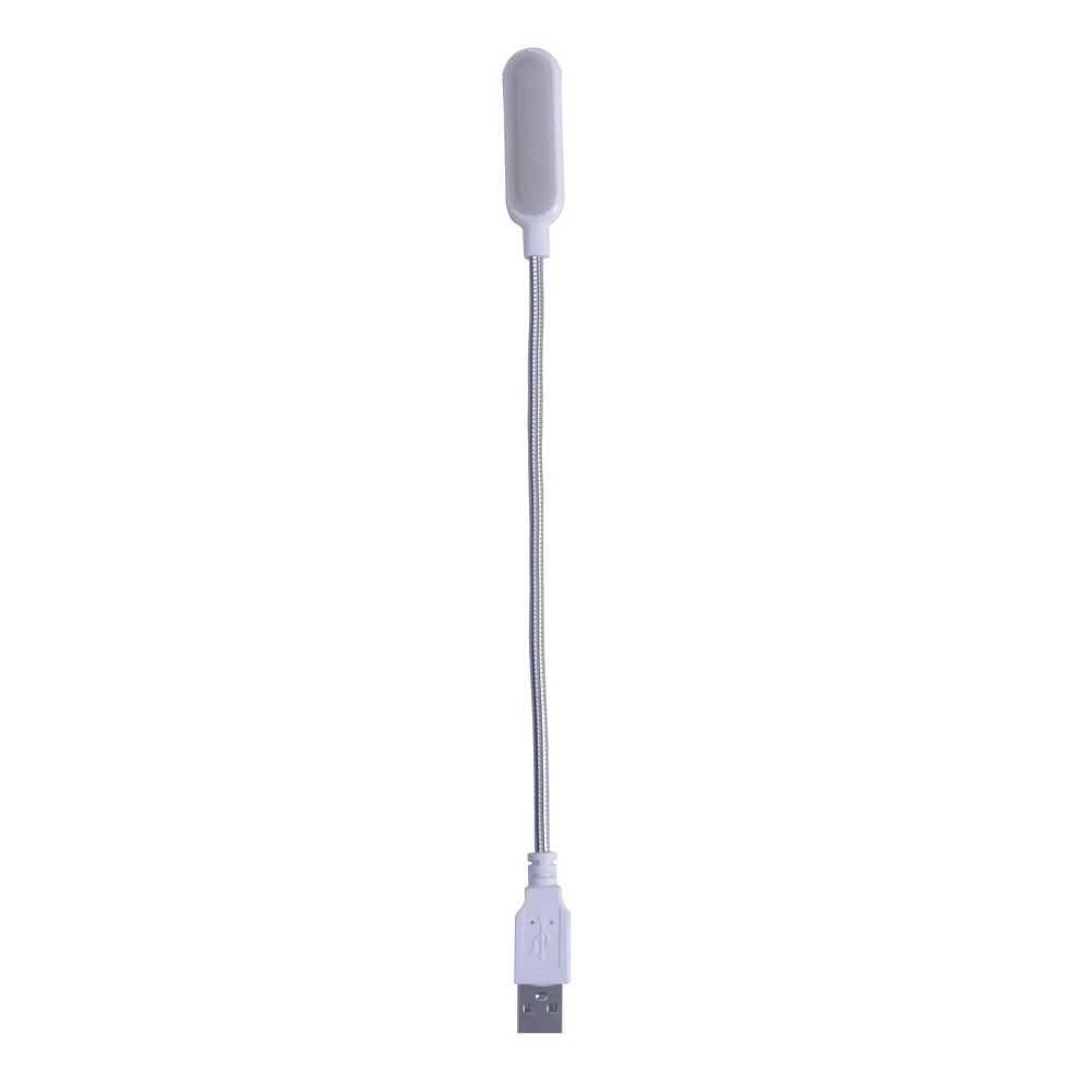 Гибкая Настольная лампа для чтения USB порт учебы ноутбука компьютера путешествий