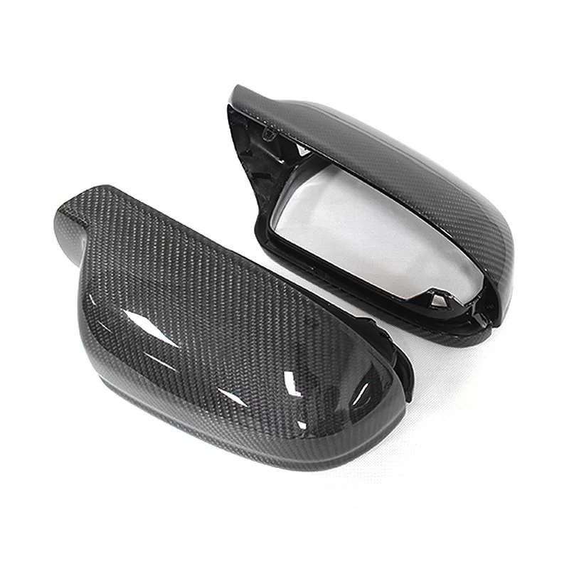 Mirror Cover Replacement For Audi B8.5 A3 2010-2013 A4 A5 S5 RS3 RS4 RS5 Carbon Fiber Mirror Caps OEM Fitment Housing
