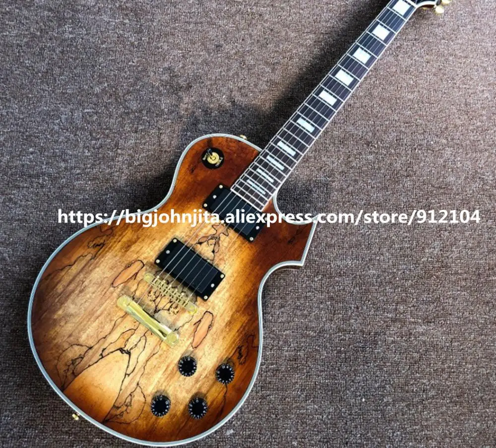 

Custom New Electric Guitar,Map pattern stripes Mahogany Body&Rosewood Fingerboard BJLPT-5