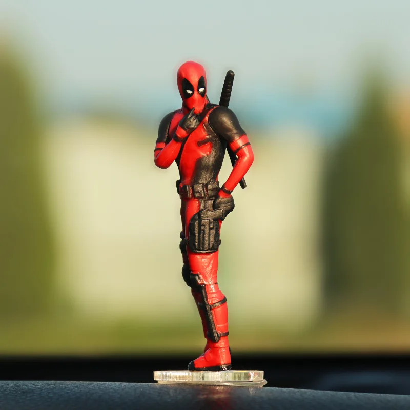 Marvel Superhero Deadpool Auto Innen Dekoration Center Konsole Rückspiegel  Dekoration Für Auto Innen Zubehör - AliExpress