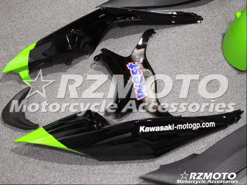 4 подарки ABS литьевая форма мотоцикла полный обтекатель подходит для Kawasaki ZX-6R 09 10 11 12 2009-2012 набор на заказ зеленый черный